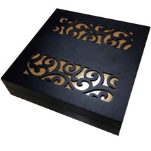 Wooden Pen Packaging Box For Gift Carved Logo